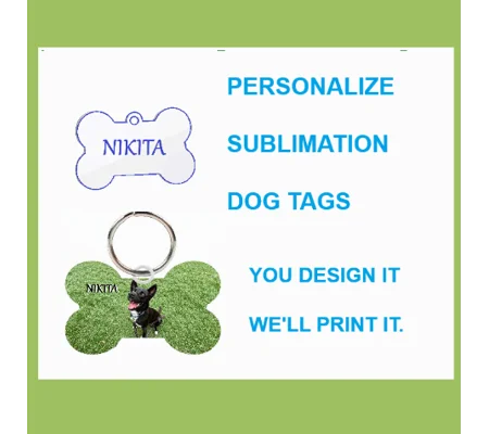 Customisable Sublimation Dog Tags