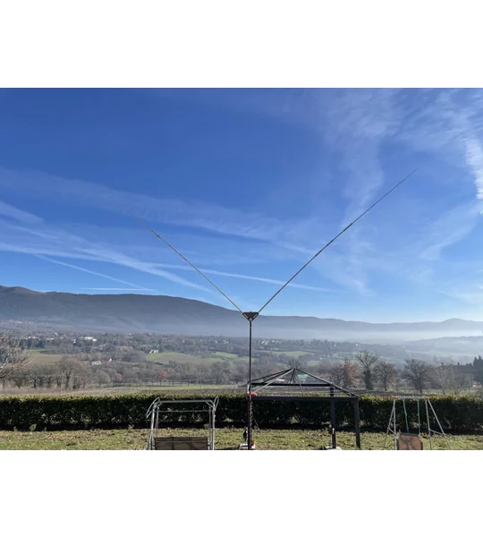 Pro.sis.tel PST-1524TV HF Trapped Multiband Dipole 10-15-20-40m, V Configuration