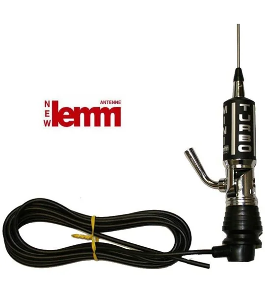 Lemm MiniTurbo AT-1002 CB Mobile Antenna 110cm with Cable