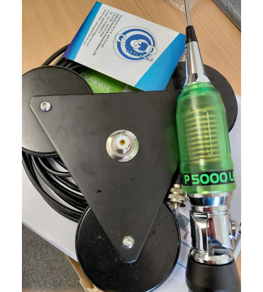 Sirio Performer 5000 LED CB & 10m Mobile Antenna with Trimag-SB Compact Triple Magnetic Mount