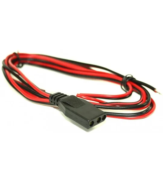 Hi Way 3 Pin Fused CB Power Lead, 20 Gauge DC Cable
