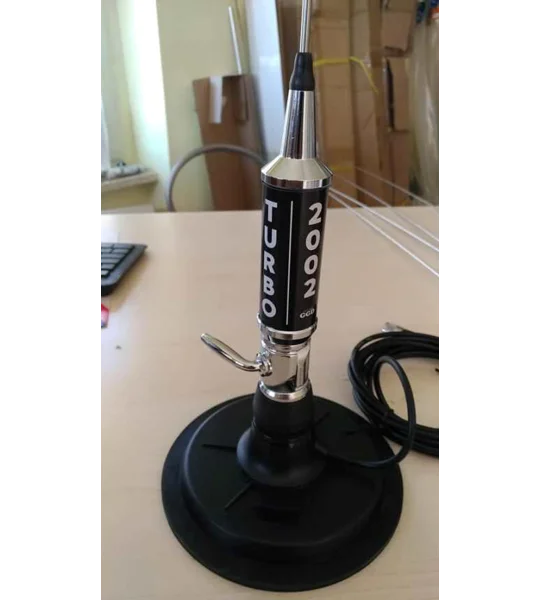 GGD Turbo 2002 Mobile CB Antenna with Magnetic Mount and Cable