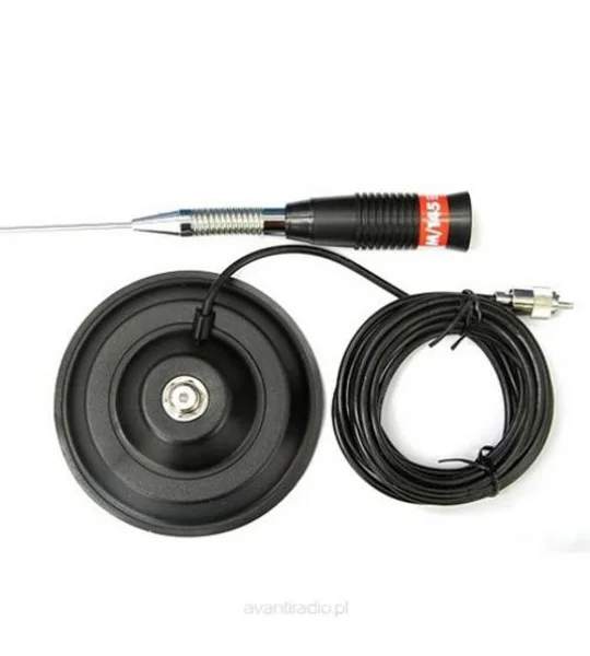 TTI M145 Mobile CB Antenna with Magnetic Mount, Cable and Plug