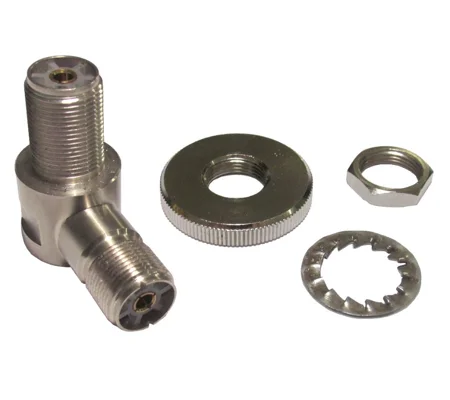 Sirio Angled Connector with Double SO-239
