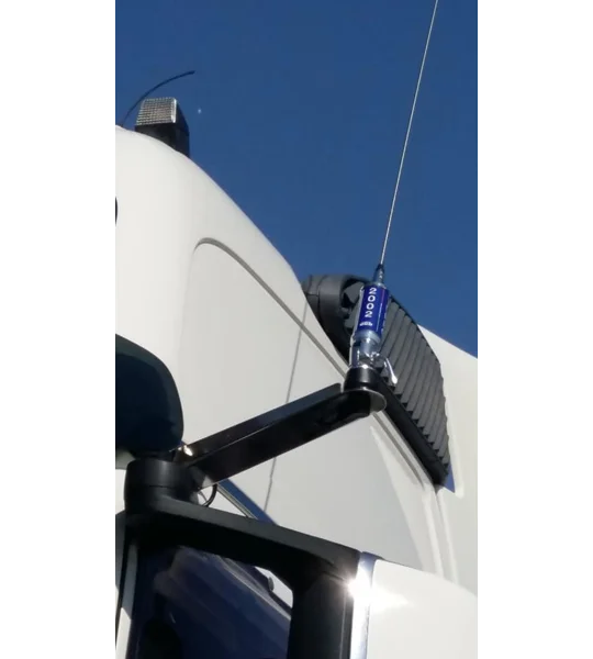 Sirio Stainless Steel CB Antenna Mounting Bracket for Scania (16mm Hole)