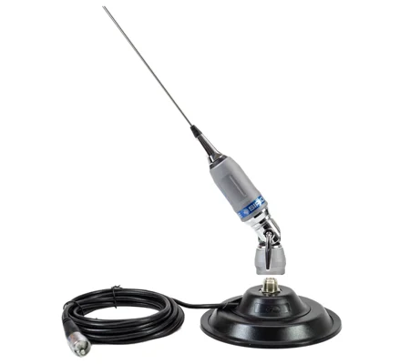 Sirio Performer 5000 PL Mobile CB & 10m Antenna with Magnetic Base and PL-259 Coax