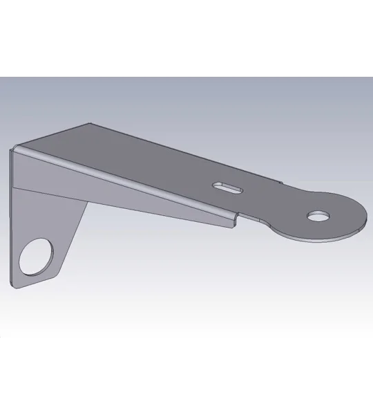 Sirio Stainless Steel CB Antenna Mounting Bracket for Scania (16mm Hole)