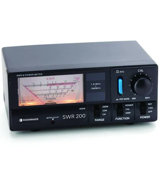 Moonraker SWR-200 SWR and Power Meter (1.8-160 MHz, 400W)