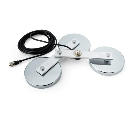 Moonraker Trimag-S Triple Magnetic Mount with SO239