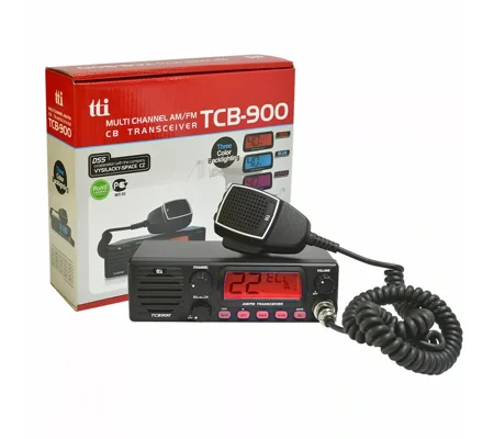 TTI TCB-900 Mobile CB Radio with Front Speaker (AM/FM, 12/24V)