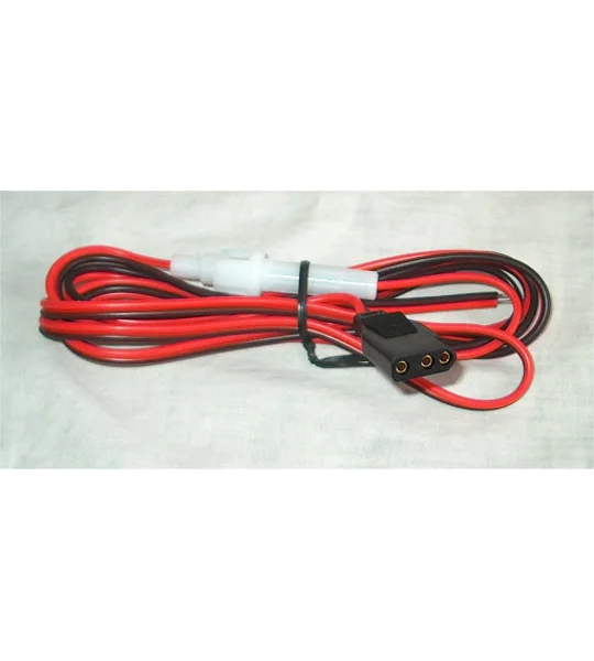 Hi Way 3 Pin Fused CB Power Lead, 20 Gauge DC Cable