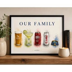 Family Drinks Prints