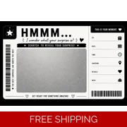 Concert Ticket Scratch Card