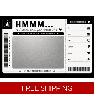 Concert Ticket Scratch Card