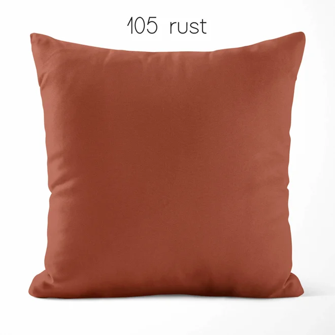 Additional Image for Orange Cotton Pillow Covers | Euro Shams & Custom Sizes