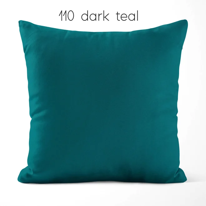 Additional Image for Aqua Teal Cotton Pillow Covers | Euro Shams & Custom Sizes
