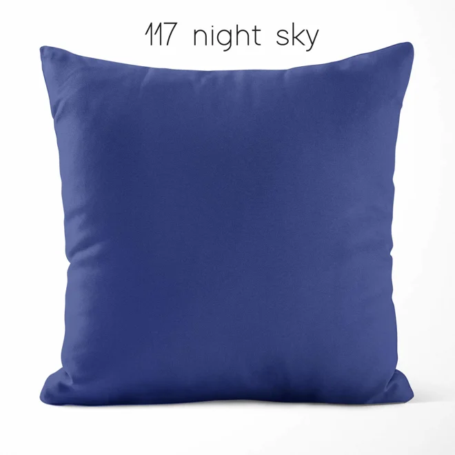 Additional Image for Periwinkle Blue Cotton Pillow Covers | Euro Shams & Custom Sizes