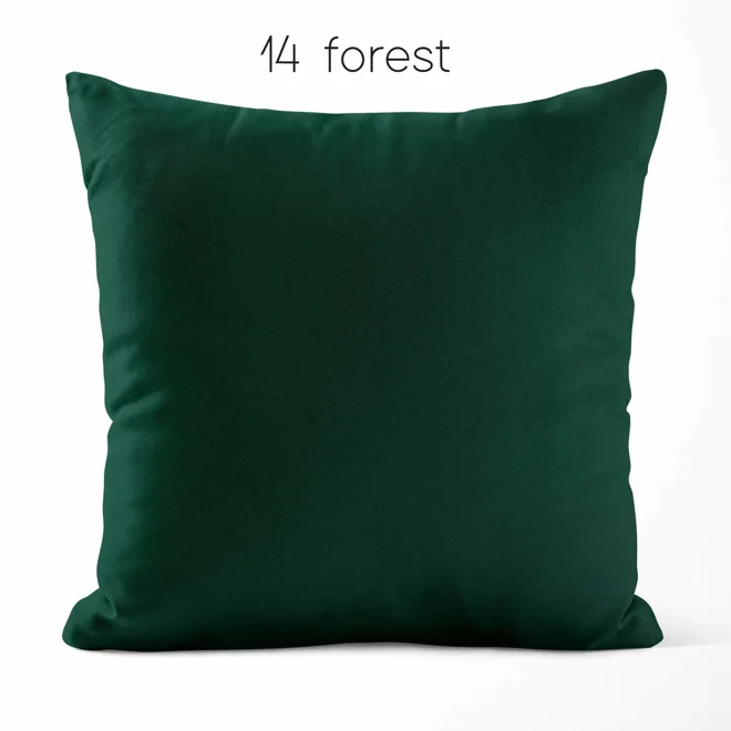 Additional Image for Dark Green Cotton Pillow Covers | Euro Shams & Custom Sizes