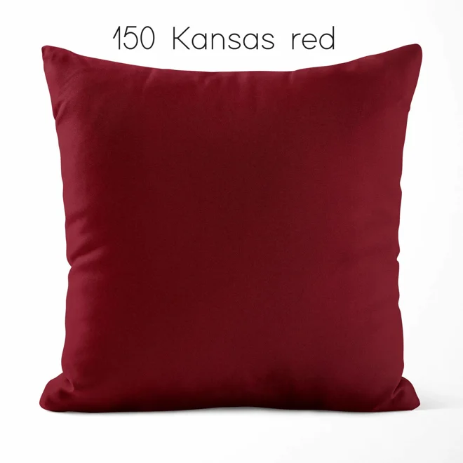 Additional Image for Burgundy Red Cotton Pillow Covers | Euro Shams & Custom Sizes