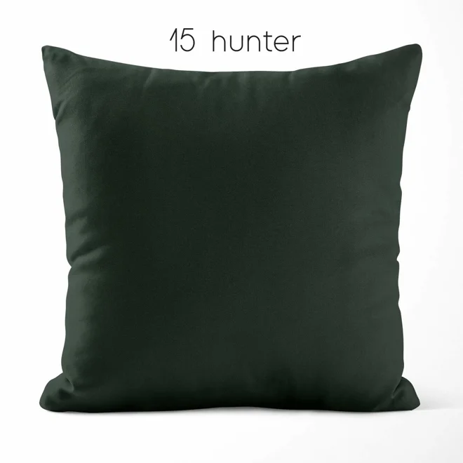 Additional Image for Dark Green Cotton Pillow Covers | Euro Shams & Custom Sizes