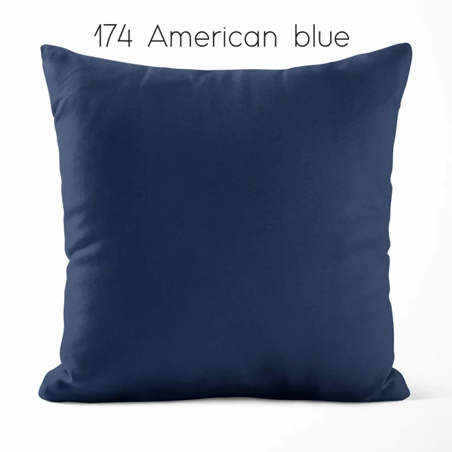 Additional Image for Dark Blue Cotton Pillow Covers | Euro Shams & Custom Sizes
