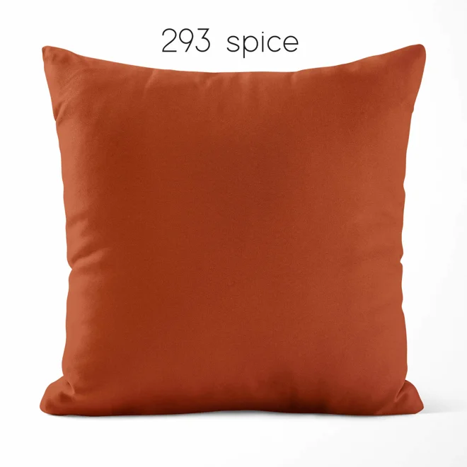 Additional Image for Orange Cotton Pillow Covers | Euro Shams & Custom Sizes