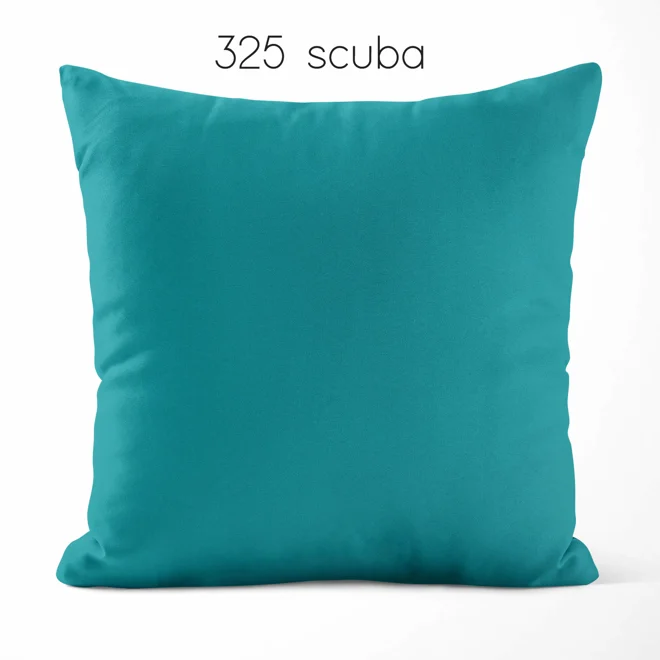 Additional Image for Aqua Teal Cotton Pillow Covers | Euro Shams & Custom Sizes