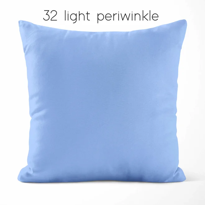 Additional Image for Periwinkle Blue Cotton Pillow Covers | Euro Shams & Custom Sizes