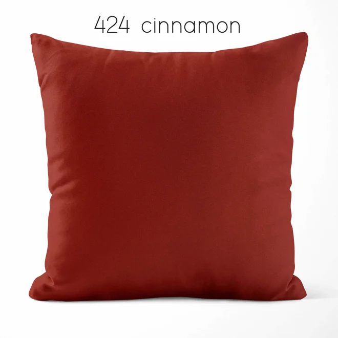Additional Image for Orange Cotton Pillow Covers | Euro Shams & Custom Sizes
