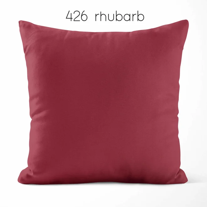 Additional Image for Burgundy Red Cotton Pillow Covers | Euro Shams & Custom Sizes