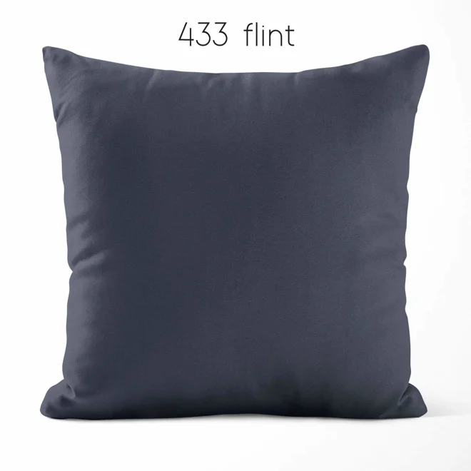 Additional Image for Dark Gray and Black Cotton Pillow Covers | Euro Shams & Custom Sizes