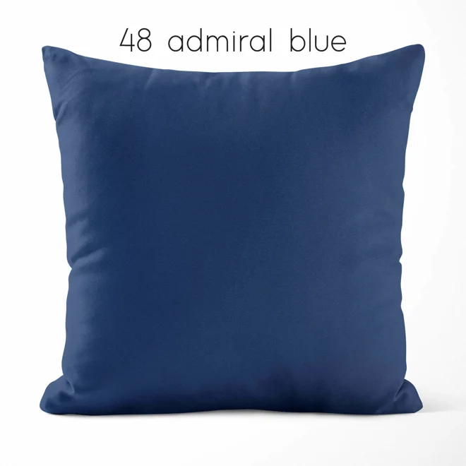 Additional Image for Dark Blue Cotton Pillow Covers | Euro Shams & Custom Sizes