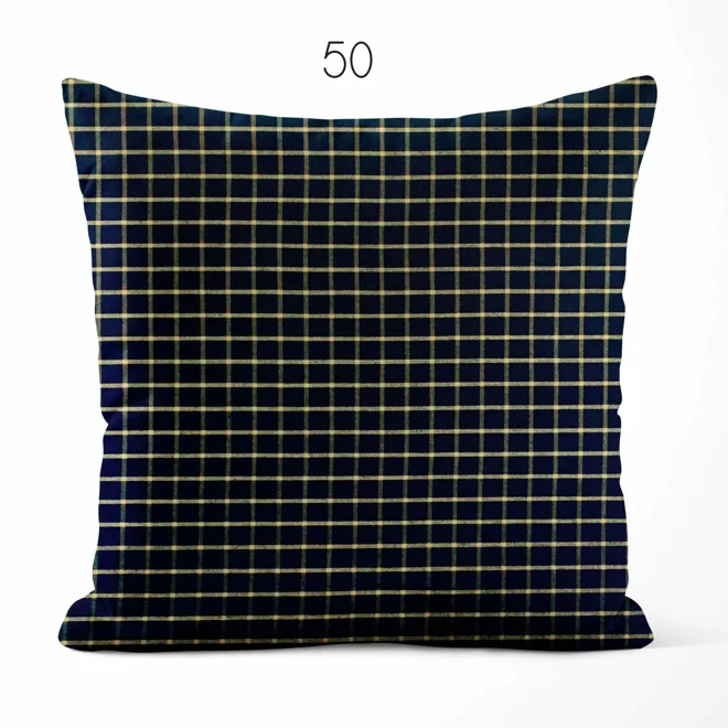 Additional Image for Black and Tan Plaid Pillow Covers | Euro Shams & Custom Sizes