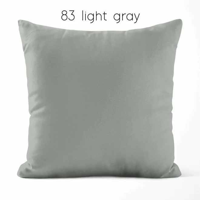 Additional Image for Gray Cotton Pillow Covers | Euro Shams & Custom Sizes