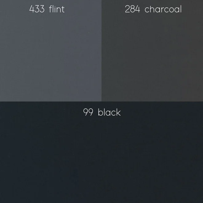 Additional Image for Dark Gray and Black Cotton Pillow Covers | Euro Shams & Custom Sizes