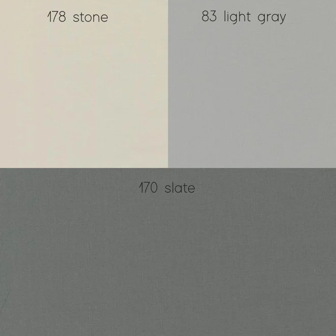 Additional Image for Gray Cotton Pillow Covers | Euro Shams & Custom Sizes