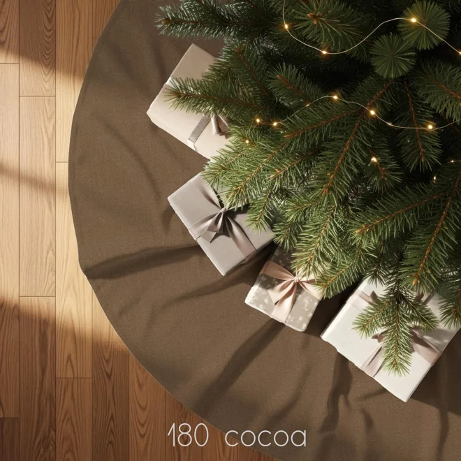 Additional Image for Brown Tree Skirt: Christmas Holiday Decor