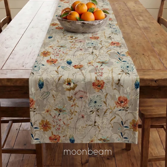 Additional Image for Floral Table Runner: Botanical Watercolor