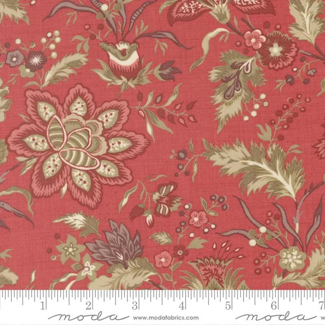 Additional Image for Pivoine Florals Garance Red French Country Pillow Covers; Euro Shams & Lumbar