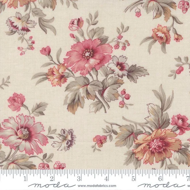 Additional Image for Blush Flowers French Country Floral Cafe Curtains