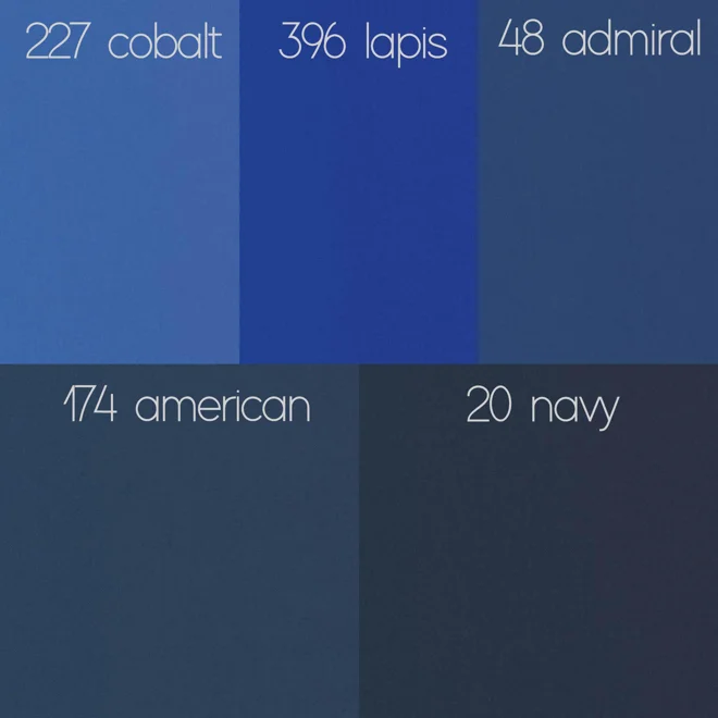 Additional Image for Solid Dark Blue Cotton Table Runner, Placemats, & Napkins