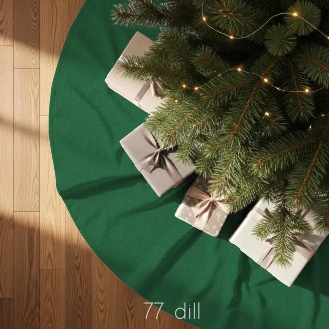 Additional Image for Dark Green Tree Skirt: Christmas  Holiday Decor
