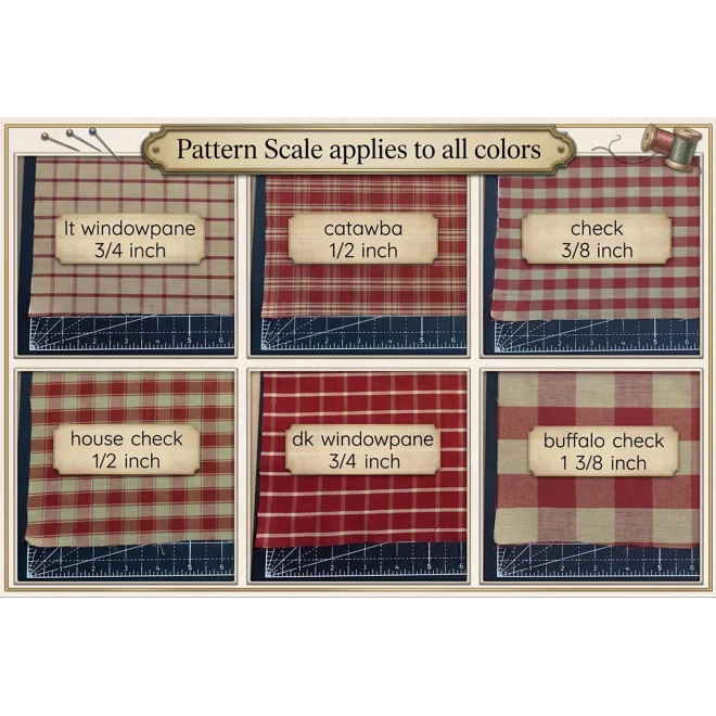 Additional Image for Black & Tan Plaid and Check Valances: Primitive Country Window Topper