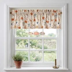 Floral Wildflower Cotton Valances - Watercolor Flowers
