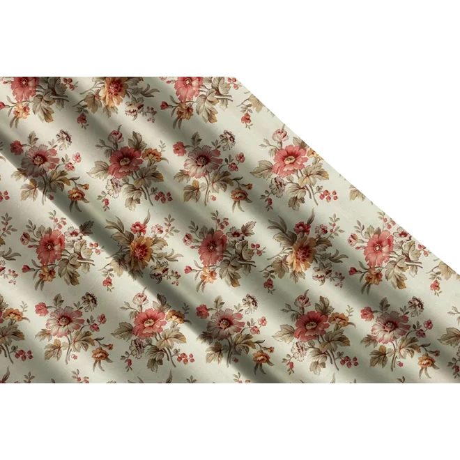 Additional Image for Blush Pink Floral Valance - French Country