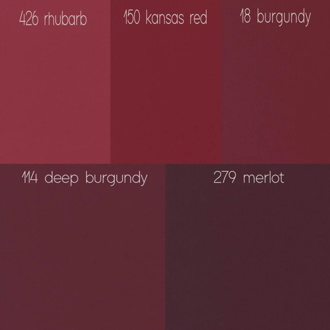 Additional Image for Burgundy Red Cotton Table Runner, Placemat, & Napkins