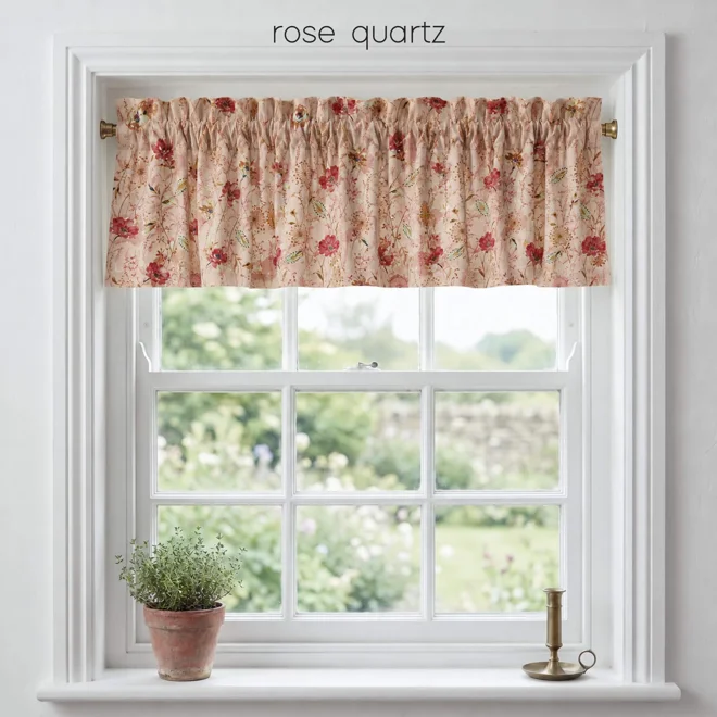 Additional Image for Floral Wildflower Cotton Valances - Watercolor Flowers