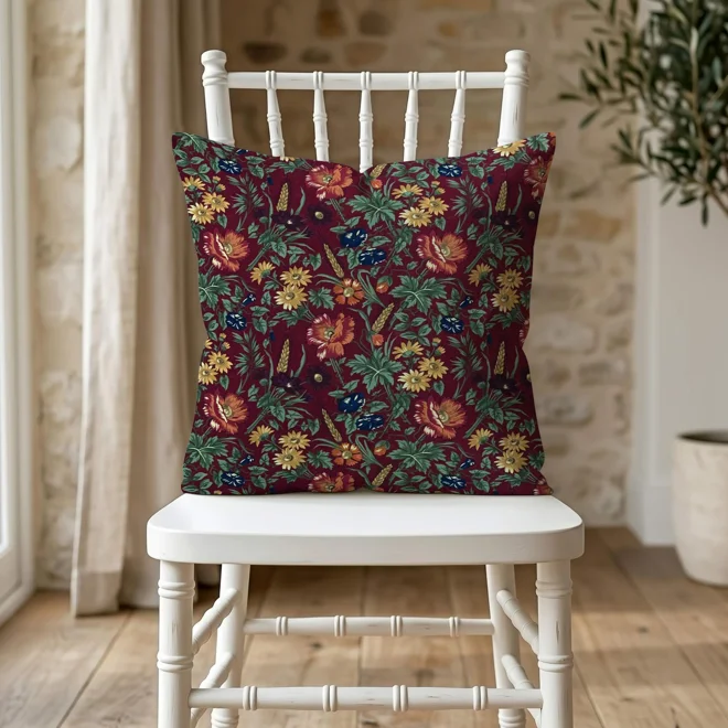 Additional Image for Wildflowers & Wheat Floral Pillow Covers: Euro Shams and Lumbar