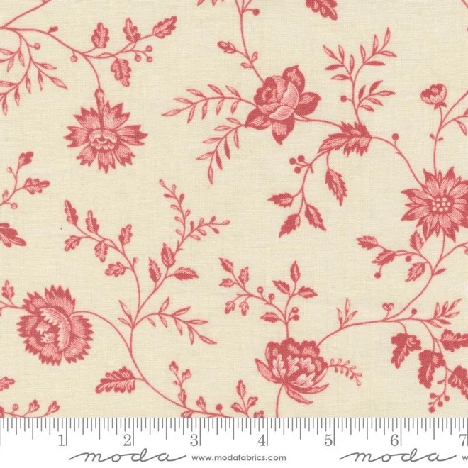 Additional Image for French Country Table Runner: Etonnante Florals Toile, Faded Pearl