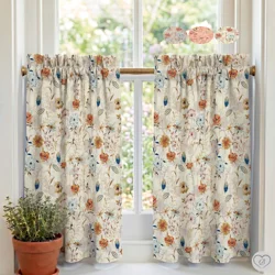 Floral Wildflower Curtains: Opal, Moonbeam, & Rose Quartz